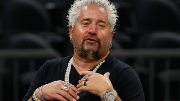 Guy Fieri Dropped A Laughable Amount Of Money On Live Pigs At An Auction Just Because He Could