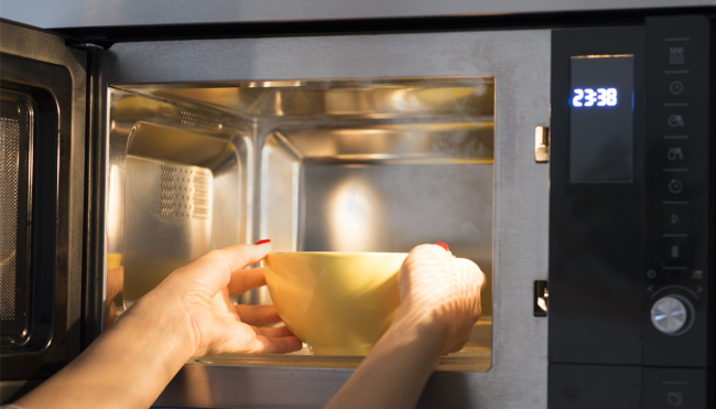 how to reheat food microwave TikTok