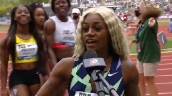 Jamaica’s Shelly-Ann Fraser-Pryce Hilariously Videobombs Sha’Carri Richardson After Richardson’s Embarrassing Loss