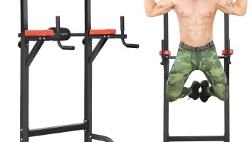 Get Shredded With This Power Tower Workout Pull Up Station – Now 30% Off On Amazon