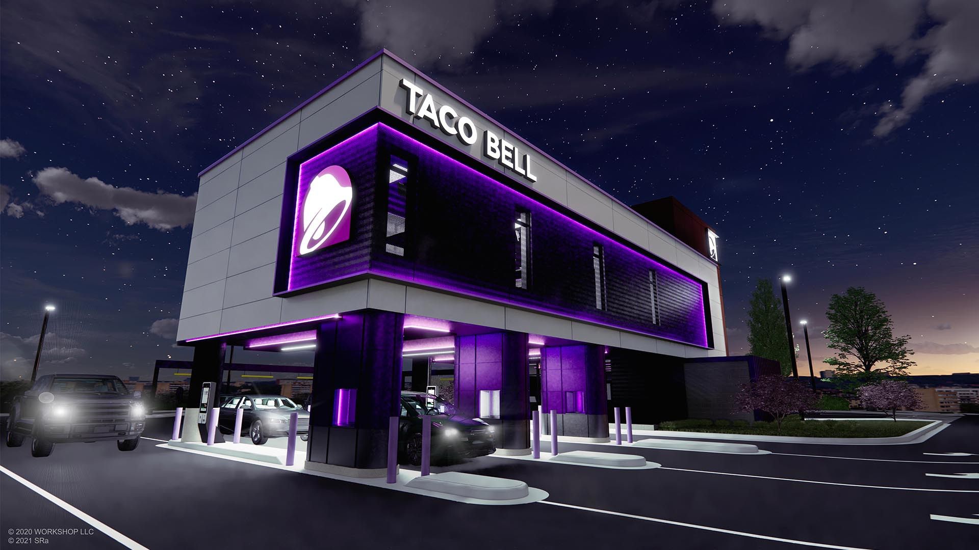 El nuevo concepto de restaurante de Taco Bell se centró en Drive-Thru