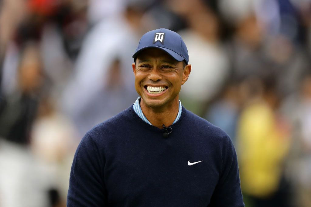 Tiger Woods Does The Happy Gilmore Swing And Launches A Drive