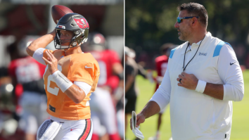 Bucs Fans Are Worried About Tom Brady After He Was Seen Talking To Mike Vrabel Days Before Vrabel Tested Positive For Covid