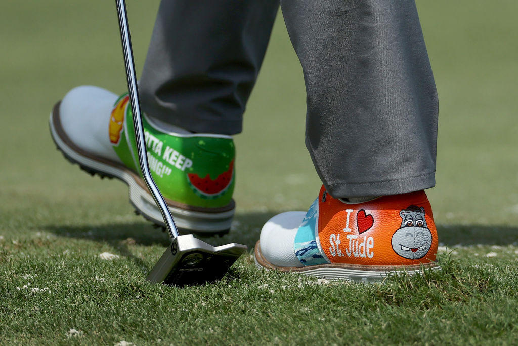 St. Jude Patients Design Incredible Shoes For Will Zalatoris, Max Homa