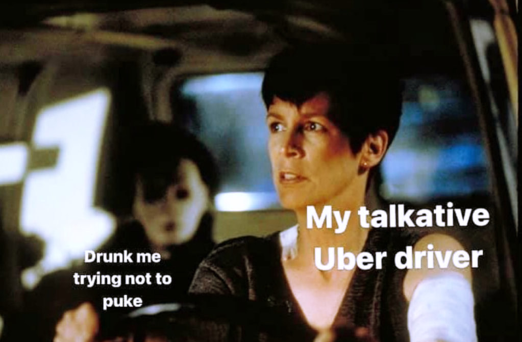 50 best funny daily memes Halloween joke in Uber