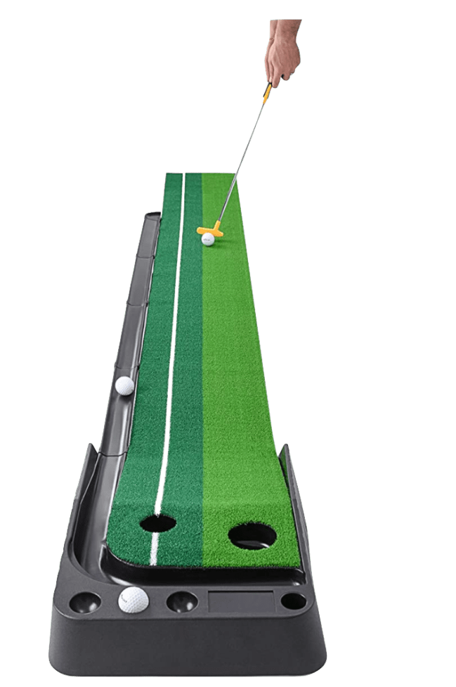 Abco Tech Indoor Golf Putting Green with Auto Ball Return