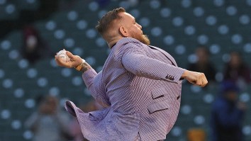 Conor McGregor Writes 200 Word Essay On Why His Horrible First Pitch Was Better Than 50 Cent’s