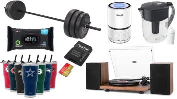 Daily Deals on Amazon: NFL Tumblers, Weight Sets, Turntables And More!