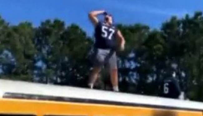 Georgia Southern bus beer chugging suspended