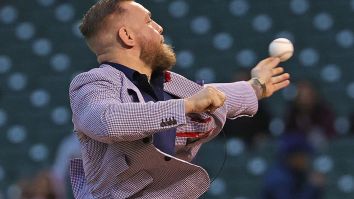 Conor McGregor Throws The Worst First Pitch In History And The Internet Let’s Him Know