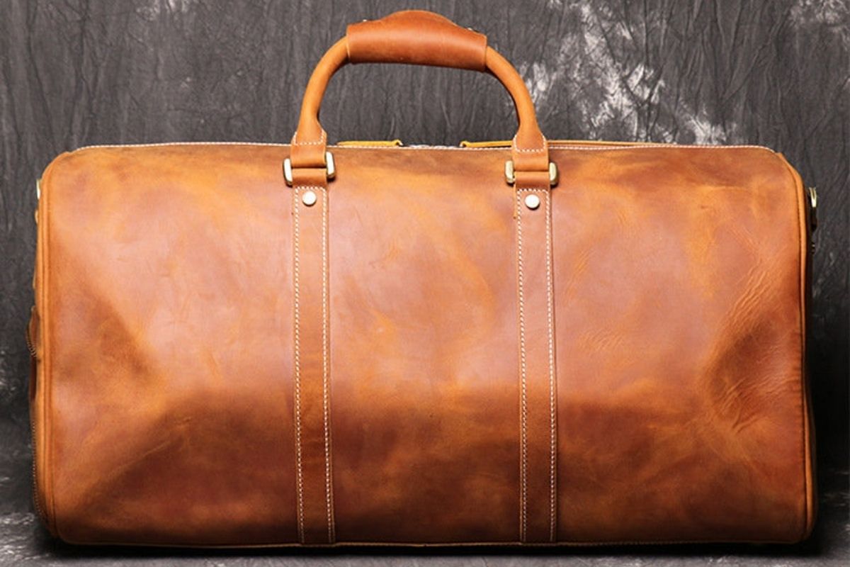 These Full Leather Duffle Bags Are Perfect For A Weekend Getaway
