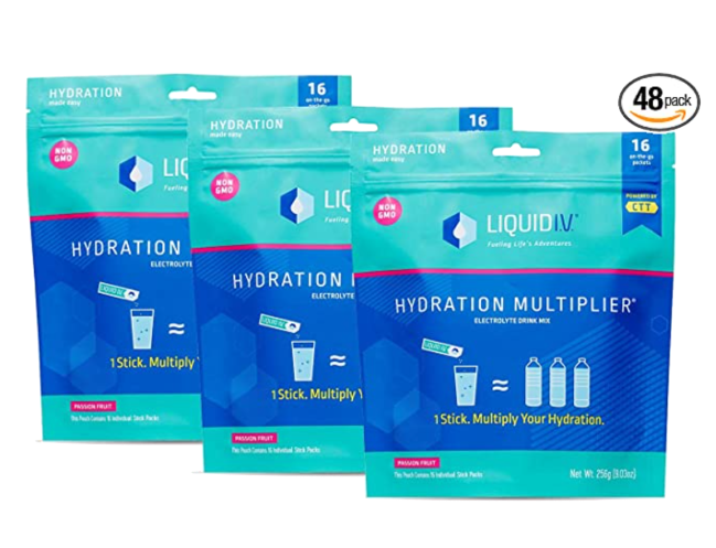 Liquid IV Hydration Multiplier Passion Fruit Powder Packets