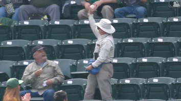 WATCH: Oakland A’s Fan With Remarkable Drip Catches Foul Ball In Fanny Pack