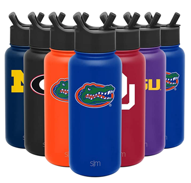 Simple Modern Collegiate University Water Bottle with Straw Lid