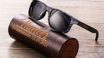 We’re Digging These Customizable Polarized Wooden Sunglasses