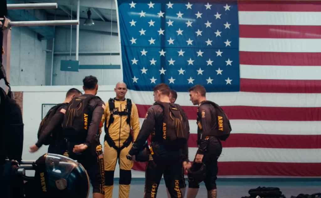 Jimmy Graham Golden Knights Skydiving US Army