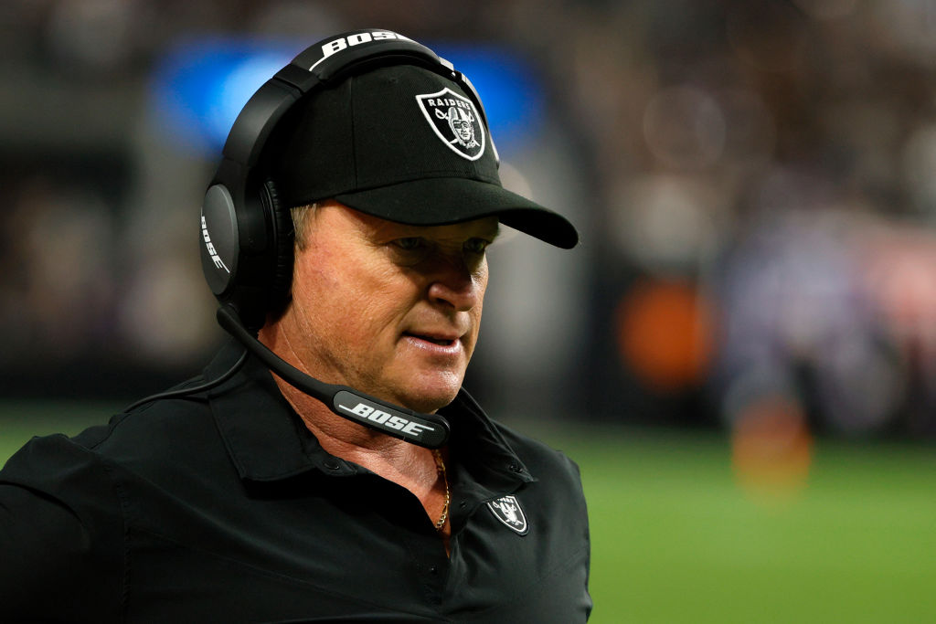 NFL Fans Rip Jon Gruden After Racially-Charged “Lips The Size Of