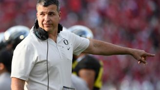 ESPN Broadcaster Thinks Oregon Coach Mario Cristobal Yelling At A Player Is Racist