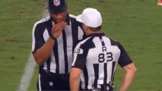 Fans Start Conspiracy Theories After NFL Ref Cuts Off Mic While Talking To Another During Bucs-Cowboys Game