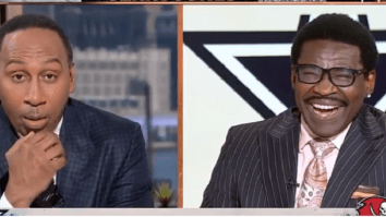 ESPN’s Stephen A. Smith Looked Absolutely Horrified When Jerry Jones Made A Comment About How He’s Always Surrounded By Pretty Women