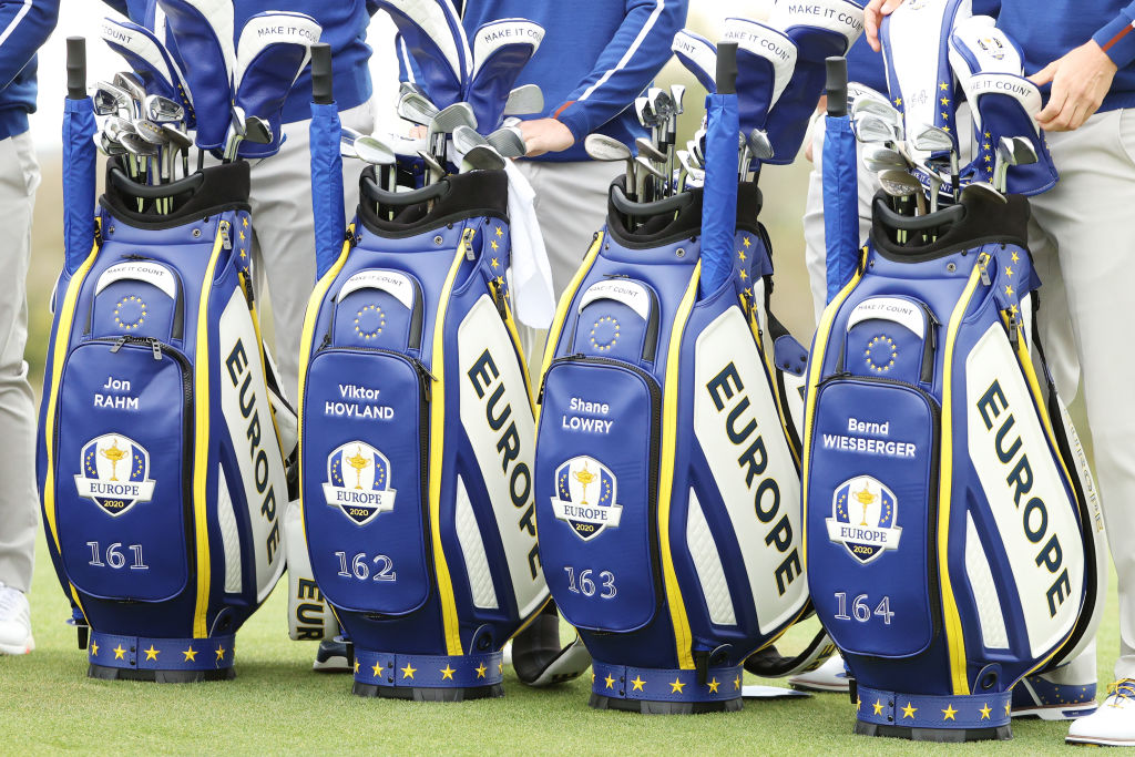 What Do The Numbers On Team Europe's Ryder Cup Golf Bags Mean?