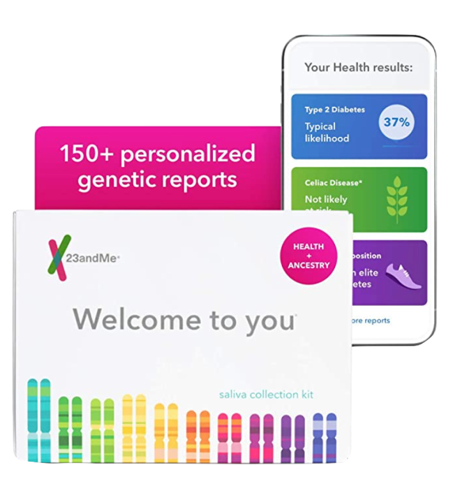 23andMe Health + Ancestry Personal Genetic DNA Test