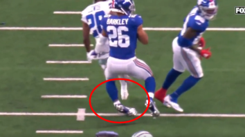Picture Of Saquon Barkley’s Extremely Swollen Ankle Goes Viral