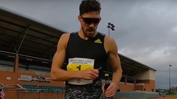 Runner Sets New ‘Beer Mile’ World Record After Outlasting His Competitors On A Puke-Covered Track