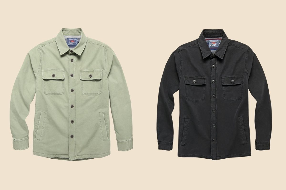 Conquer Casual, Rugged Styling With Faherty Brand's CPO Shirt Jacket ...