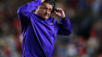 Ed Orgeron Would Reportedly Bring His Girlfriends To LSU Practices And Their Children Would ‘Interfere’ By Participating In Team Drills