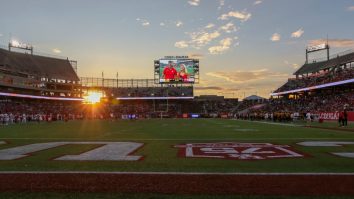 LOOK: Houston Vs. ECU Was Delayed By 5+ Hours And Absolutely Nobody Went To The Game