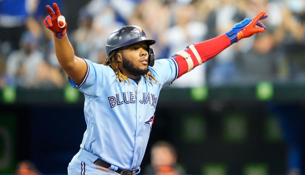 Vlad Guerrero and Vlad Jr. are Sharing More Than Just a Swing, They're  Sharing Stats - FanBuzz