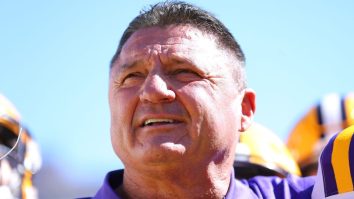 Ed Orgeron’s Body Language As LSU Lost To Ole Miss Truly Could Not Have Been Funnier