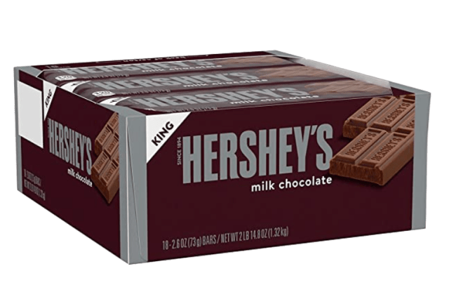 HERSHEYs Milk Chocolate King Size Candy Bars