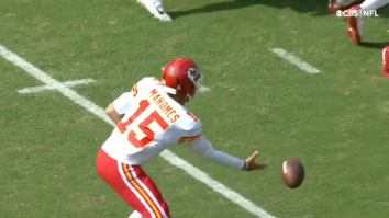 Patrick Mahomes Is So Good That He’s Straight Up Bowling For Touchdowns