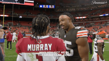 Kyler Murray Asking Myles Garrett Why He’s Included In Graveyard Decorations Is An Incredible Moment