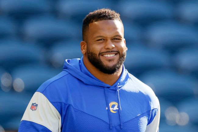 aaron donald message jared goff rams lions