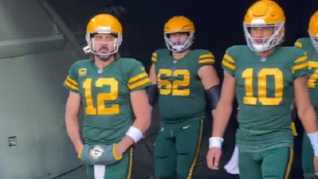 NFL Fans React To Aaron Rodgers And The Packers Rocking 1950’s Throwback Uniforms