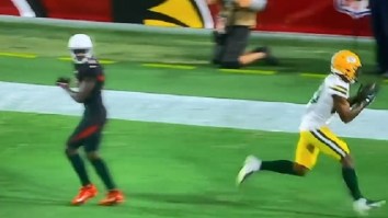Cardinals’ AJ Green Gets Ripped To Shreds By The Internet After Having A Brain Fart In The End Zone And Costing His Team Game Vs. Packers