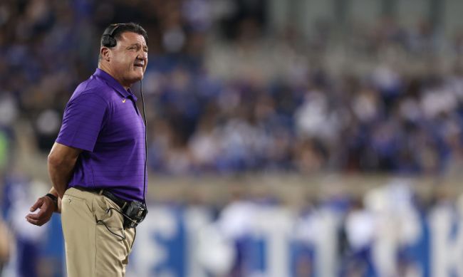 ed orgeron fired out at lsu fired reaction