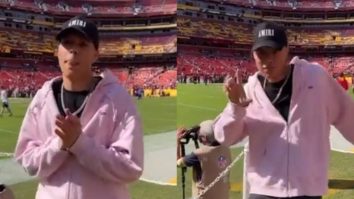 NFL Fans Are Angry At Patrick Mahomes’ Brother Jackson For Dancing On Sean Taylor’s Memorial Logo On Sidelines In TikTok Video