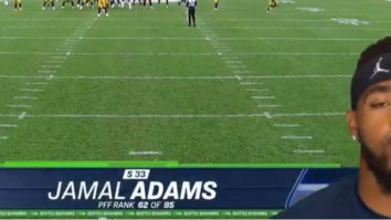Jamal Adams Calls Himself ‘The Best In The Nation’ During Intro While Graphic Shows He’s 62nd Ranked NFL Safety