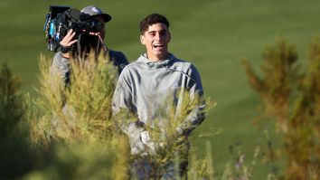 Joaquin Niemann Holes Out For Unbelievably Improbable Birdie At The CJ Cup To Start His Round