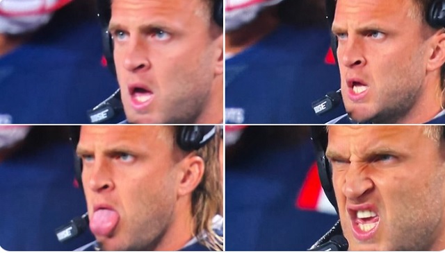 Fans React To Steve Belichick&#39;s Odd Facial Expressions On The Sidelines  During Patriots-Bucs Game - BroBible