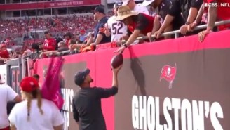 Bucs Fan That Gave Back Tom Brady’s 600th TD Ball Is Going To Be Sick When He Learns The Ball Is Worth $500K