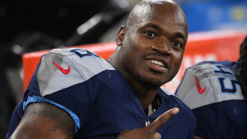 Adrian Peterson Says His Son Had One Important Question For Him After First Game Back In The NFL