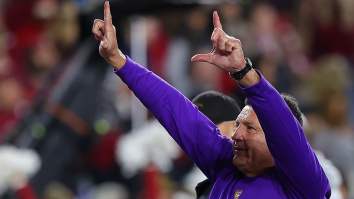 Ed Orgeron Reached A New Level Of Not Caring During Saturday’s Loss To Alabama