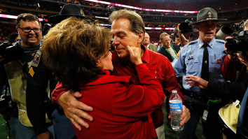 Nick Saban’s Wife Couldn’t Have Been More Excited For Him After The Iron Bowl And It’s Serious Goals