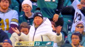 Eagles Fan Caught Yelling Obscenities At Referees In All-Time Philly Moment (Video)