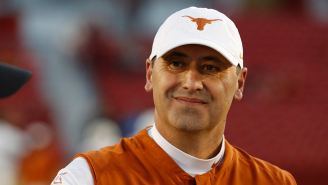 Bizarre, 45-Second Long Question At Texas Football Press Conference Is Straight Out Of An SNL Skit